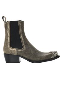 Diesel - "Calmity" Stiefeletten f&uuml;r Damen, Leder (Tabakbraun)