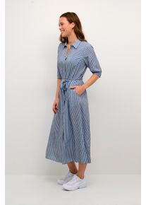 Cream Kleid Feminine blue white