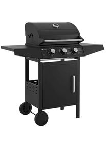 Juskys Gasgrill, Schwarz, Metall, 110x132x53 cm, Grills & Outdoor-K&uuml;chen, Gasgrills