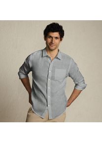 LANDS' END Premium Reinleinen-Hemd f&uuml;r Herren, Herren, size: regular, Gr&uuml;n, Leinen, by Lands' End