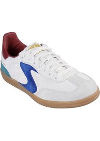 Skechers Hotshot For The Win Leder Damen Schuhe Hellgrau/Mehrfarbig