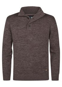 PETROL INDUSTRIES - Melange Pullover Logan Herren - Braun
