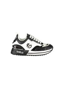 Gaelle Paris Schwarze Polyurethan Damen Sneaker