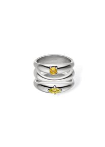 PURELEI Soft Curve Ring Set