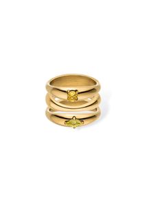 PURELEI Soft Curve Ring Set