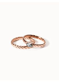 PURELEI Volcano Ring Set Wei&szlig;