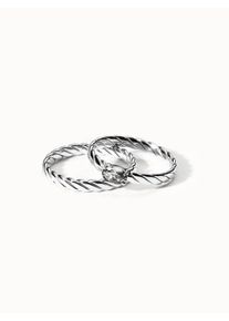 PURELEI Volcano Ring Set Wei&szlig;