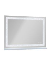 Vanitii Schminkspiegel, Wei&szlig;, Metall, Mode, Rechteckig, 80x58x3 cm, Spiegel, Schminkspiegel