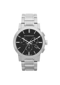 Burberry BU9351 Chronograph Schwarzes Zifferblatt Edelstahl Herrenuhr