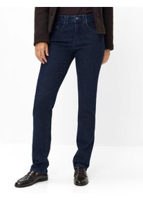 Brax Damen Five-Pocket-Hose Style CAROLA CLEAN DARK BLUE, denim dunkelblau, Gr. 52L