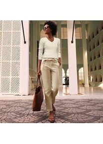 LANDS' END 7/8-Chinos mit geradem Bein Mid Waist f&uuml;r Damen, Damen, size: regular, Braun, by Lands' End