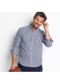 LANDS' END Leichtes Popelinhemd f&uuml;r Herren, Classic fit, Herren, size: regular, Blau, Baumwolle, by Lands' End