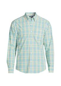 LANDS' END Leichtes Popelinhemd, Classic fit, Herren,  Gr&uuml;n, Baumwolle, by Lands' End