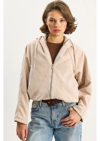Kapuzensandwich-Jacke