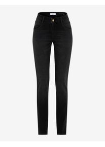 Brax Damen Five-Pocket-Hose Style SHAKIRA USED BLACK BLACK, denim dunkelgrau, Gr. 32