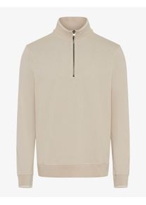 Brax Herren Langarmshirt Style PEO oat, hellbeige, Gr. XL