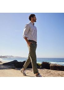 LANDS' END CLASSIC FIT B&uuml;gelleichte Chino, Herren,  Gr&uuml;n, Baumwolle, by Lands' End