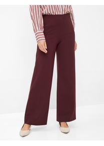 Raphaela by Brax Damen Marlenehose Style LILLYTH FLARED AMARONE, dunkles lila, Gr. 40K