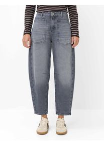 Brax Damen Jeans Style MEGAN S USED LIGHT GREY, denim hellgrau, Gr. 44K