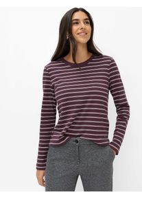 Brax Damen Shirt Style CIRA L blackberry violet, dunkles lila, Gr. 48