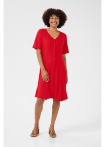 Cream Kleid Feminine High Risk Red