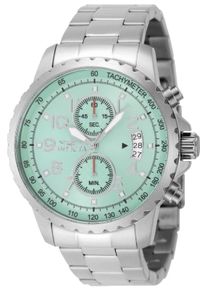 Invicta Specialty 69790 Herrenuhr - Quarzwerk - Stahl mit blauem Zifferblatt - 47 mm