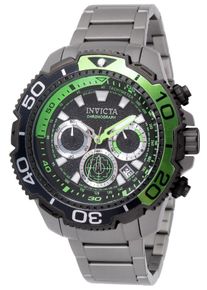 Invicta TI-22 49494 Herrenarmbanduhr - Quarzwerk - Titan mit Schwarzem Zifferblatt - 48 mm