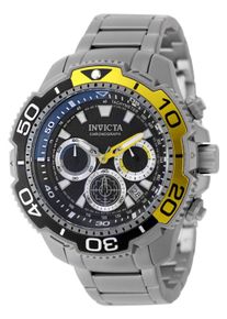 Invicta Ti-22 49492 Herrenuhr - Quarzwerk - Titan mit schwarzem Zifferblatt - 48 mm