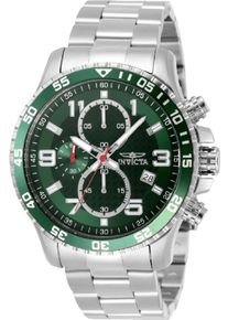 Invicta Specialty 69818 Herrenuhr - Quarzwerk - Stahl mit gr&uuml;nem Zifferblatt - 48 mm