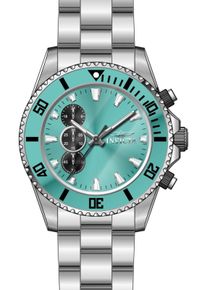 Invicta Pro Diver 51125 Herrenuhr - Quarzwerk - Edelstahl mit blauem Zifferblatt - 44 mm