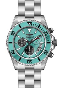 Invicta Pro Diver 51123 Herrenuhr - Quarzwerk - Edelstahl mit blauem Zifferblatt - 44 mm