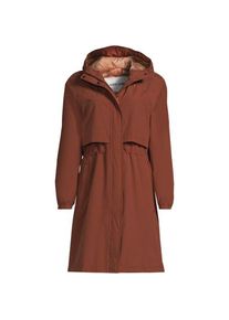 LANDS' END Verstaubarer wasserdichter Squall Regenmantel f&uuml;r Damen in Plus-Gr&ouml;&szlig;e, Damen, size: plus, Braun, Polyester, by Lands' End