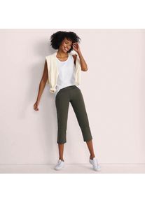LANDS' END &frac34;-Yogahose ACTIVE f&uuml;r Damen, Damen, size: regular, Gr&uuml;n, Polyester-Mischung, by Lands' End