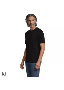 LANDS' END Super-T Kurzarm-Shirt f&uuml;r Herren, Classic Fit, Tallgr&ouml;&szlig;e, Herren, size: tall, Schwarz, Baumwolle, by Lands' End