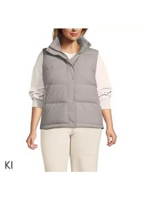 LANDS' END Wasserabweisende Daunenweste f&uuml;r Damen in Plus-Gr&ouml;&szlig;e, Damen, size: plus, Schwarz, Nylon, by Lands' End