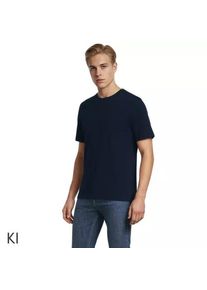 LANDS' END Super-T Kurzarm-Shirt f&uuml;r Herren, Classic Fit, Herren, size: regular, Blau, Baumwolle, by Lands' End