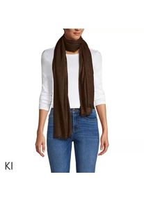 LANDS' END Metallic-Schal f&uuml;r Damen, Damen, size: regular, Braun, Metall/Viskose, by Lands' End