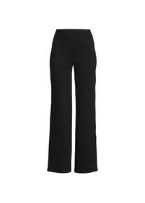 LANDS' END Serious Sweats Straight Fit Thermohose f&uuml;r Damen in Plus-Gr&ouml;&szlig;e, Damen, size: plus, Schwarz, Baumwoll-Mischung/Polyester-Mischung, by Lands' End