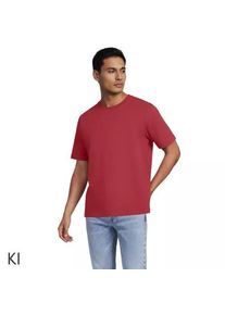 LANDS' END Super-T Kurzarm-Shirt f&uuml;r Herren, Classic Fit, Tallgr&ouml;&szlig;e, Herren, size: tall, Braun, Baumwolle, by Lands' End