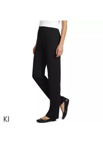 LANDS' END Straight Fit Freizeithose SPORT KNIT f&uuml;r Damen, Damen, size: regular, Schwarz, Baumwolle, by Lands' End