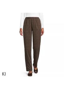 LANDS' END Straight Fit Freizeithose SPORT KNIT f&uuml;r Damen, Damen, size: regular, Braun, Baumwolle, by Lands' End