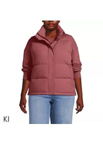 LANDS' END Wasserabweisende Daunenweste f&uuml;r Damen in Plus-Gr&ouml;&szlig;e, Damen, size: plus, Blau, Nylon, by Lands' End