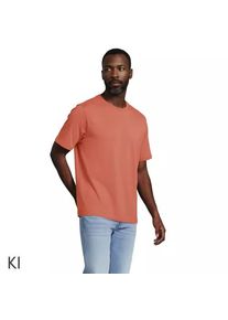 LANDS' END Super-T Kurzarm-Shirt f&uuml;r Herren, Classic Fit, Herren, size: regular, Rot, Baumwolle, by Lands' End
