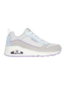 Skechers - "Uno Stand On Air" Sneaker f&uuml;r Damen, Wildleder (Grau/Hellblau)