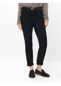 Raphaela by Brax Damen Five-Pocket-Hose Style LUCA BLACK, denim schwarz, Gr. 40