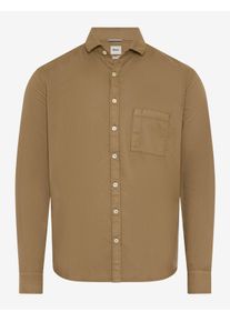 Brax Herren Hemd Style HAROLD cappucino, hellbraun, Gr. L