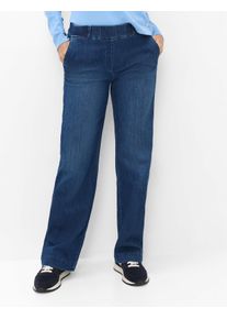 Raphaela by Brax Damen Marlenehose Style PAM FLARED STONED SLIGHTLY USED, denim blau, Gr. 48