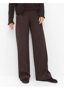 Raphaela by Brax Damen Marlenehose Style LILLYTH FLARED DARK CHOCOLATE, dunkelbraun, Gr. 34K