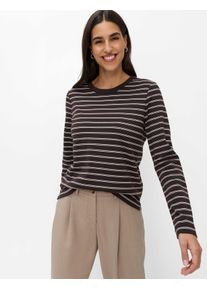 Brax Damen Shirt Style CIRA M brunette, dunkelbraun, Gr. 40