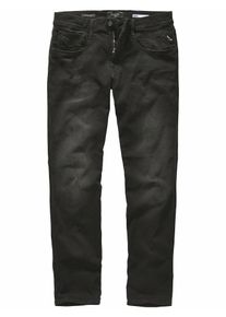 Replay Herren Jeans Anbass Black Schwarz 91 % Baumwolle, 6 % Elastomultiester, 3 % Elasthan